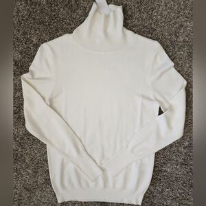 White Turtleneck Sweater